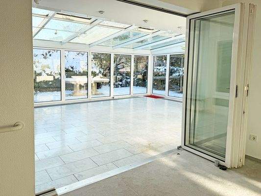 Zugang in den Wintergarten