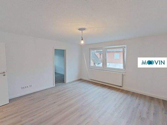 Ansicht I: Wohn- und Esszimmer