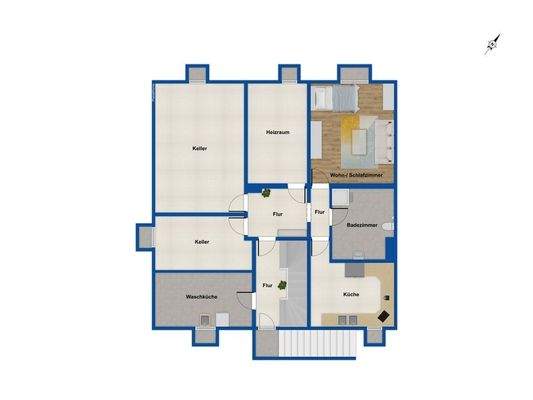 Grundriss Untergeschoss