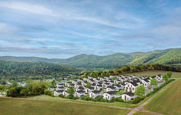 Urlaubsquartier am Edersee Blick ins Tal