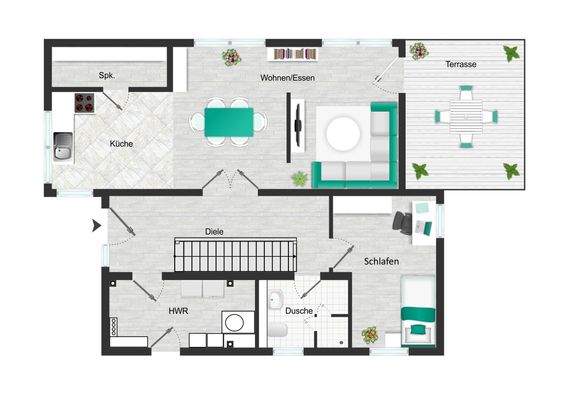 Grundriss Erdgeschoss