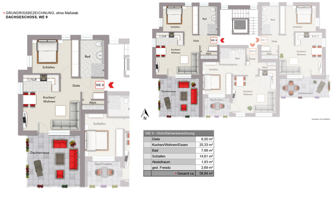 Grundriss WE 9