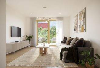 Visualisierung Wohnung Erdgeschoss