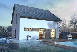 Ansicht Garten Winter