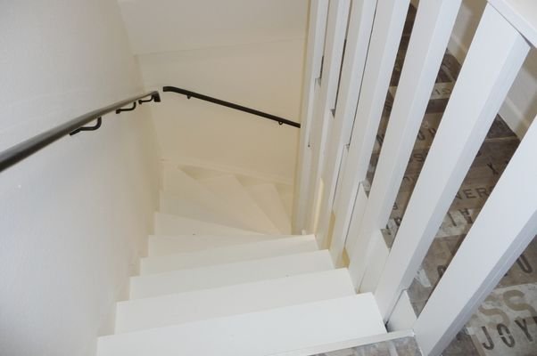 Treppe zum Dachgeschoss