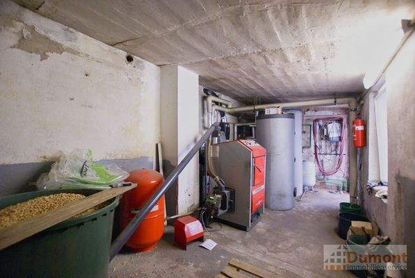 Heizungsraum im Nebengelass