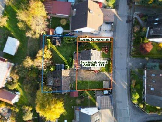 Luftbild von-Rost-Str. - Planung Haus 1