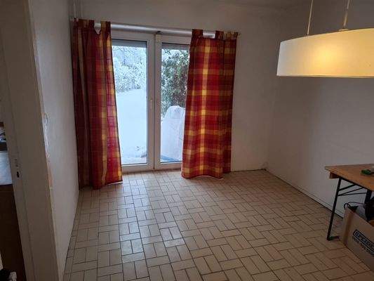 Esszimmer und Terrasse