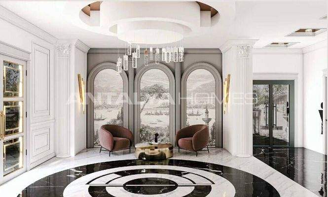 Elegant Flats for Sale 900 m from the Beach in Alanya