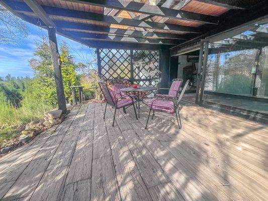 überdachte Terrasse