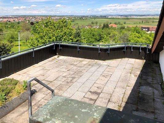 Traumhafte, große Dachterrasse