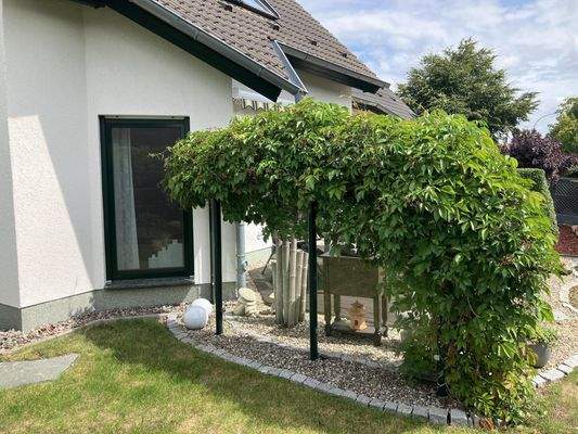 Windschutz für zweite Terrasse