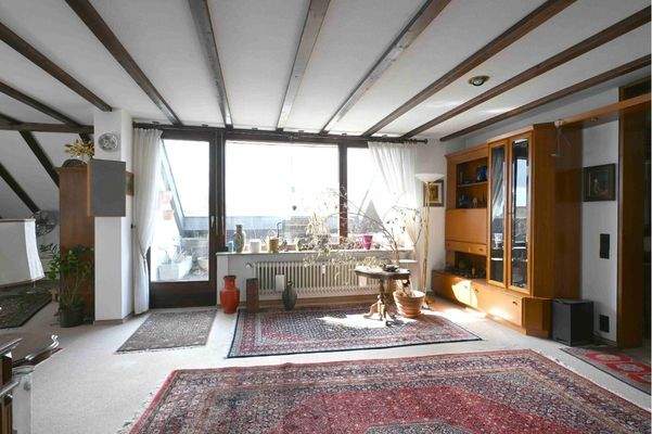 Wohnen Blick nach Südenbalkon