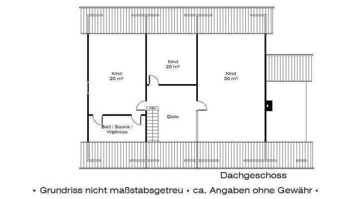 Grundriss Dachgeschoss