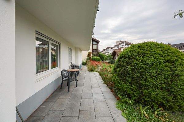 Terrasse Wohnung im UG