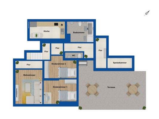 Grundriss - Erdgeschoss