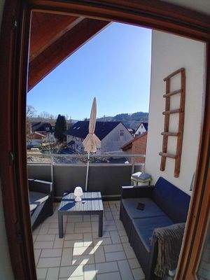 Balkon mit schönem Ausblich