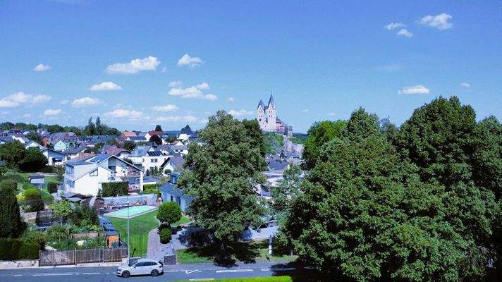 Blick auf die Lubentiuskirche