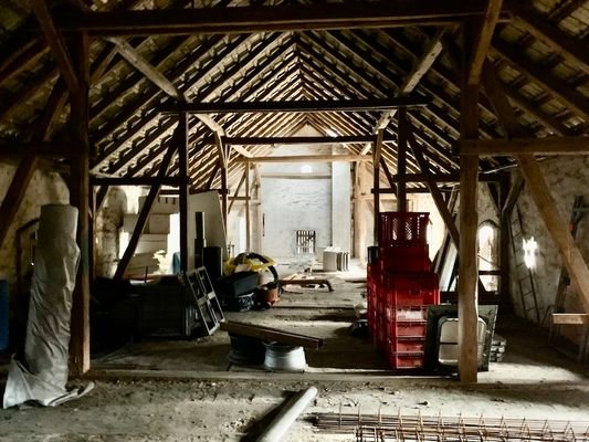 Dach der Remise