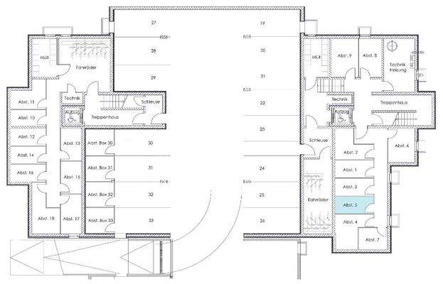 Keller und Tiefgarage