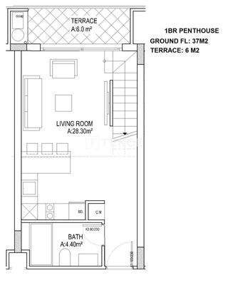 Apartments in North Cyprus Gazimagusa in Modern Complex