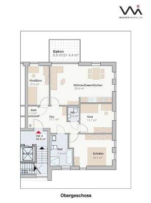 Grundriss Haus 2 I Whg. 4