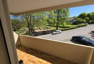 Ausblick Balkon