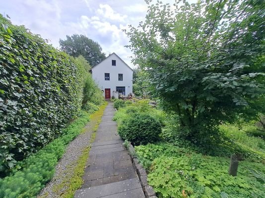 Zuwegung vom Carport aus