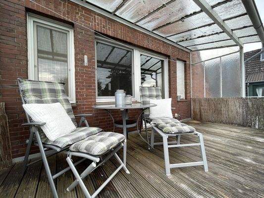 mit Zugang zu dem Balkon