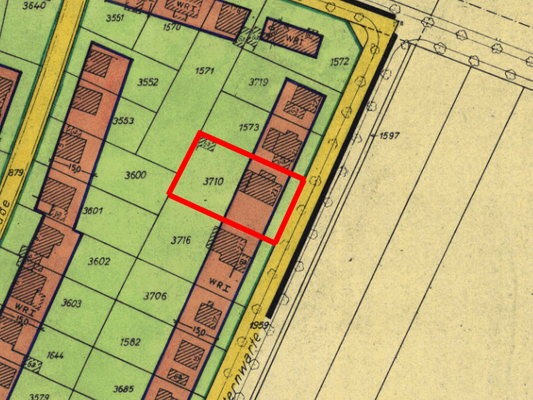 Auszug Bebauungsplan Bergedorf 10