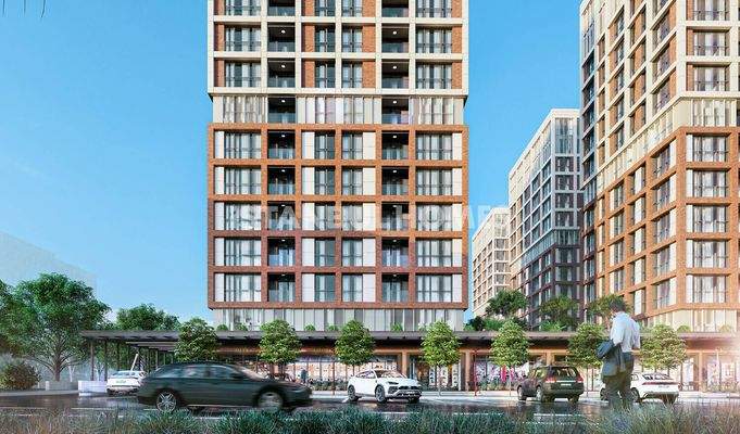 City-View Flats in a Complex with Pool in Kadikoy Istanbul