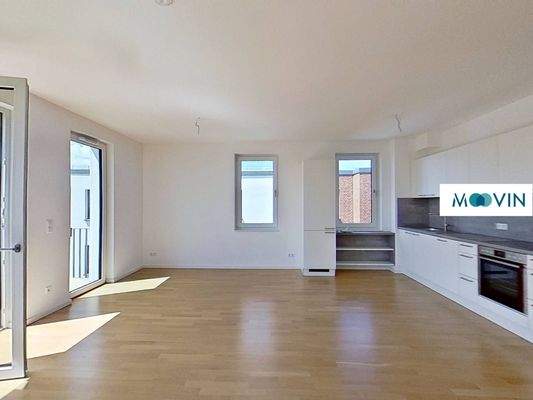 Ansicht III: Wohn- und Esszimmer