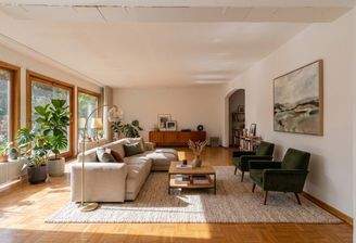 Wohnzimmer KI-generiert