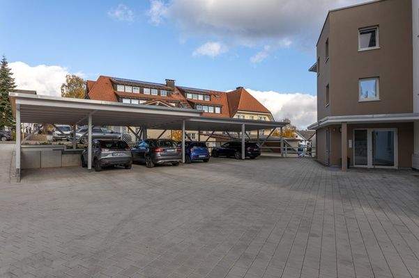 Carports Hinterhof