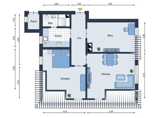 Grundrissplan