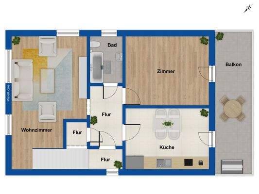 Grundriss Obergeschoss