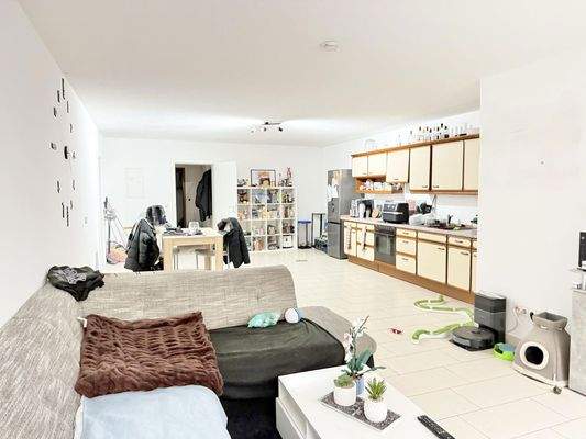 Wohn-Esszimmer mit EBK