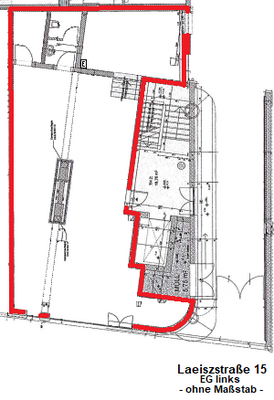 Grundriss Büro-/Praxisfläche