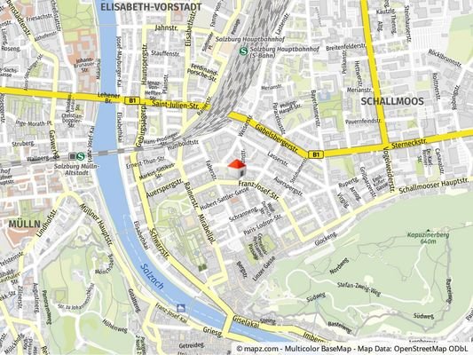 Geolyzer Kartenausschnitt