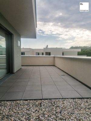 Teil der Dachterrasse