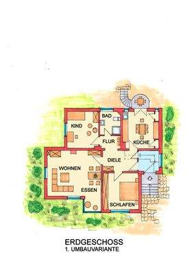 Umbauvariante Erdgeschoss