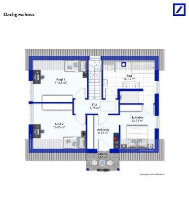 Grundriss Dachgeschoss