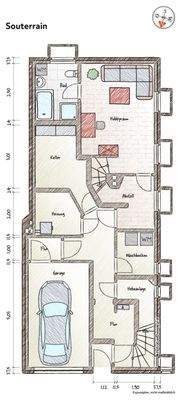 Grundriss Souterrain