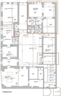 Grundriss Lokal 1 EG