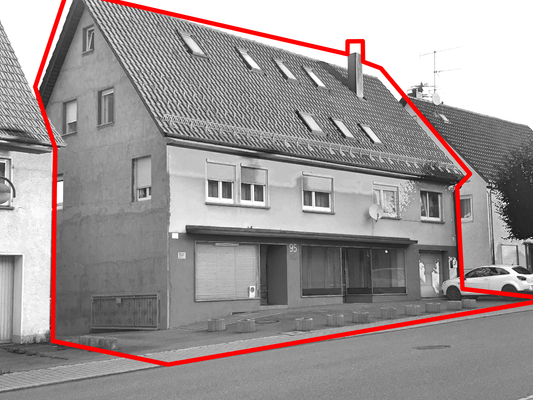 Ansicht von der Straße