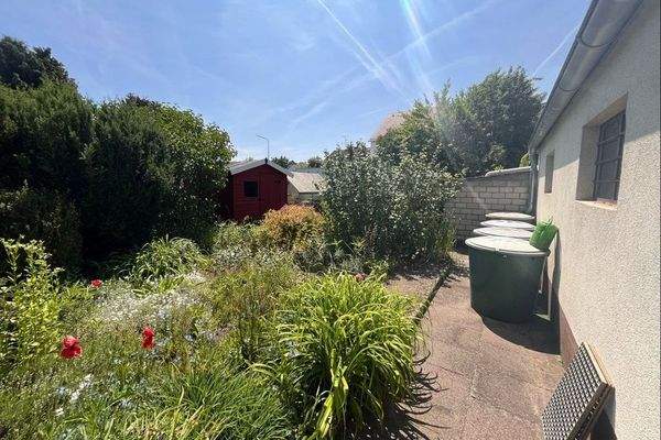 Garten mit Gartenhaus