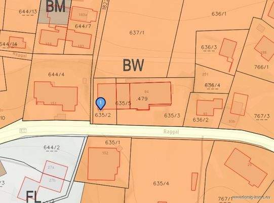 Lageplan | Widmungsplan