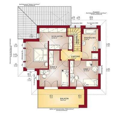 Grundriss EVO 124-V8-OG