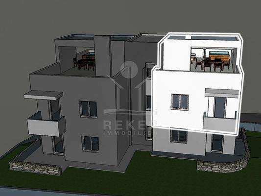 Exklusives Neubau Penthouse in Ražanac, nahe Zadar