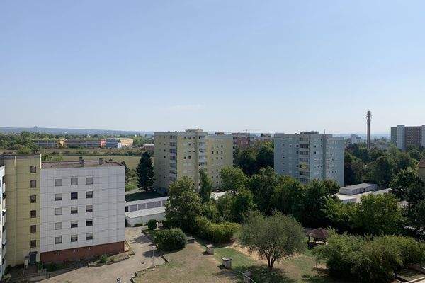 Aussicht vom Laubengang